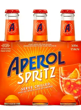 APEROL SPRITZ RTD - 200ML 3 BOTTLES