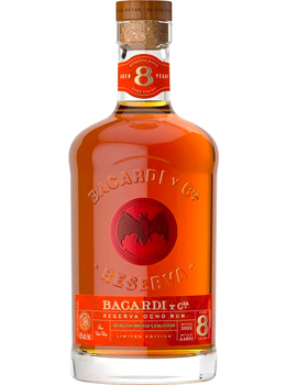 BACARDI RUM - 750ML OCHO ORANGE    