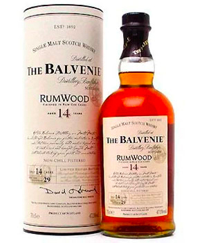BALVENIE 14 YEAR OLD RUM WOOD SINGL