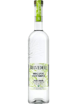 BELVEDERE VODKA - 750ML PEAR AND GI