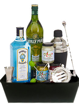 BOMBAY CLASSIC MARTINI GIFT BASKET 