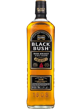 BUSHMILLS BLACK BUSH IRISH WHISKEY 