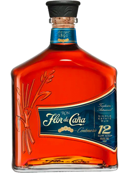 FLOR DE CANA 12 YEAR OLD RUM - 750M