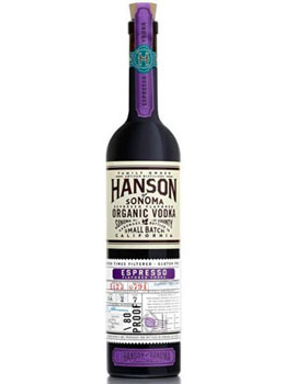 HANSON OF SONOMA VODKA ORGANIC ESPR