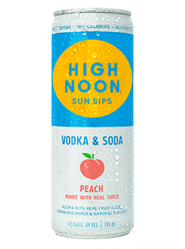 HIGH NOON HARD SELTZER PEACH - 355M