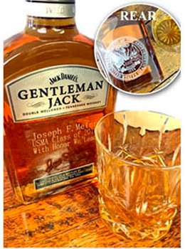 JACK DANIELS GENTLEMAN JACK TENNESSEE WHISKEY CUSTOM ENGRAVED - AIR FORCE                                                       