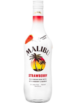 MALIBU RUM - 750ML STRAWBERRY      