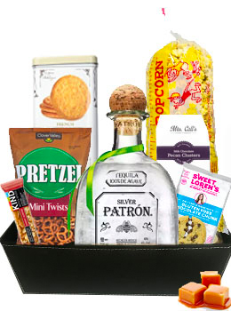 PATRON BAR MIX GIFT BASKET         