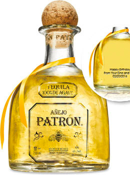 PATRON TEQUILA ANEJO - 750ML CUSTOM