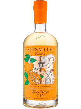 SIPSMITH ZESTY ORANGE GIN - 750ML  