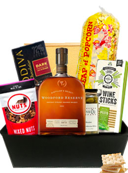 WOODFORD RESERVE BOURBON GIFT BASKE